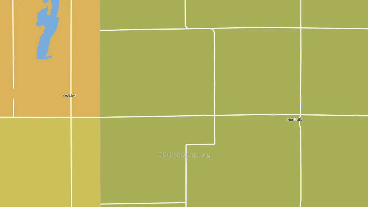 Northville, SD Map of Theft Rates
