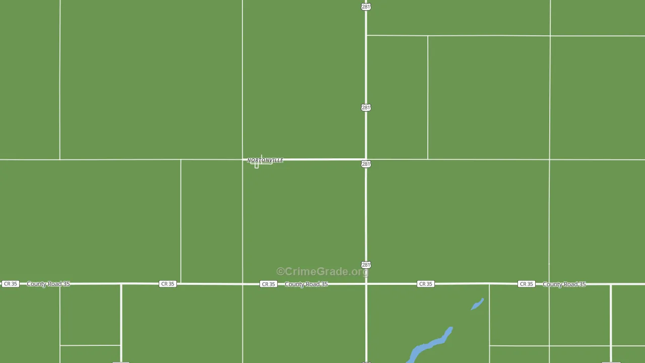 Nortonville, ND Map of Theft Rates