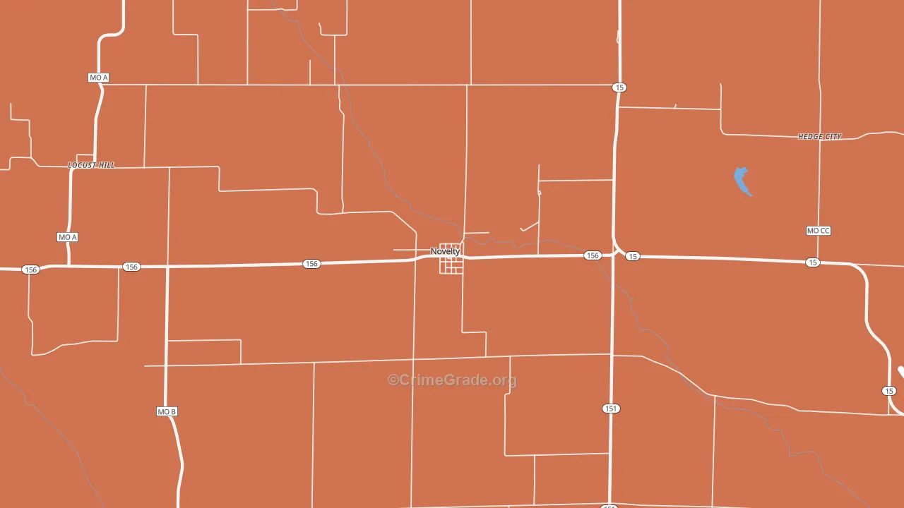Novelty, MO Map of Theft Rates