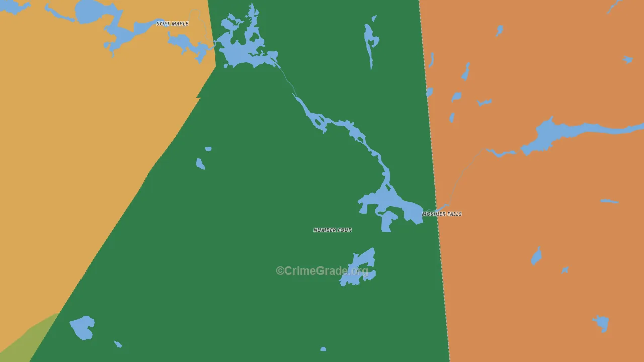 Number Four, NY Map of Theft Rates