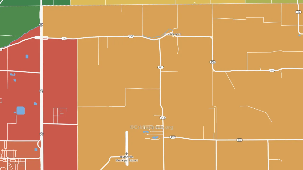 Number Nine, AR Map of Theft Rates