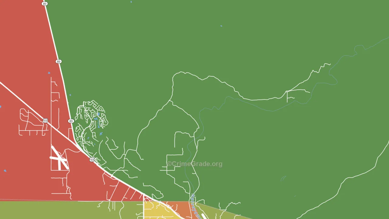 Octave, AZ Map of Theft Rates