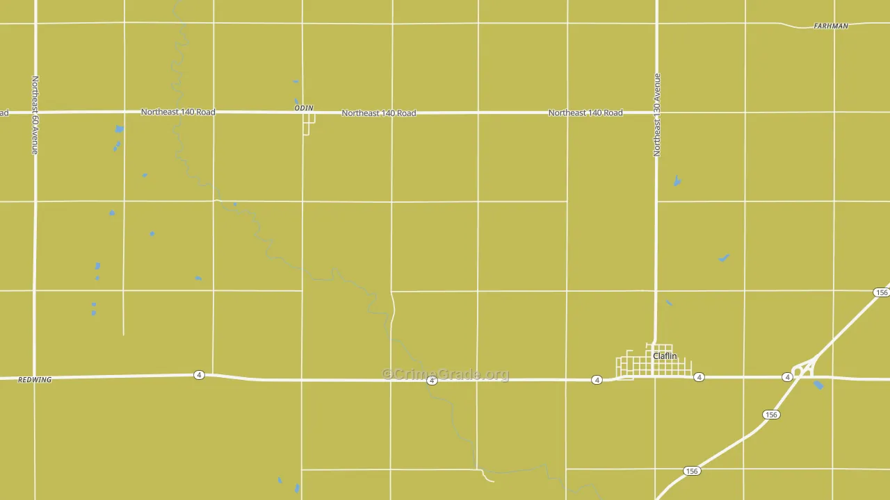 Odin, KS Map of Theft Rates