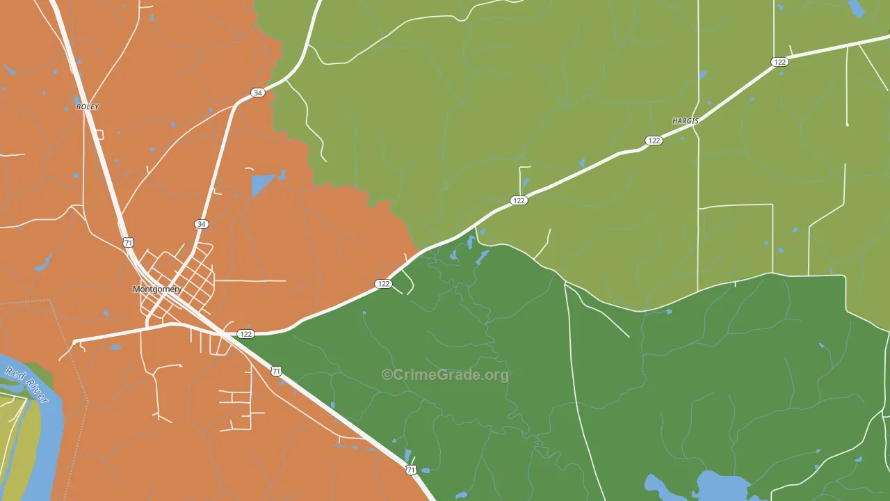 Odra, LA Map of Theft Rates