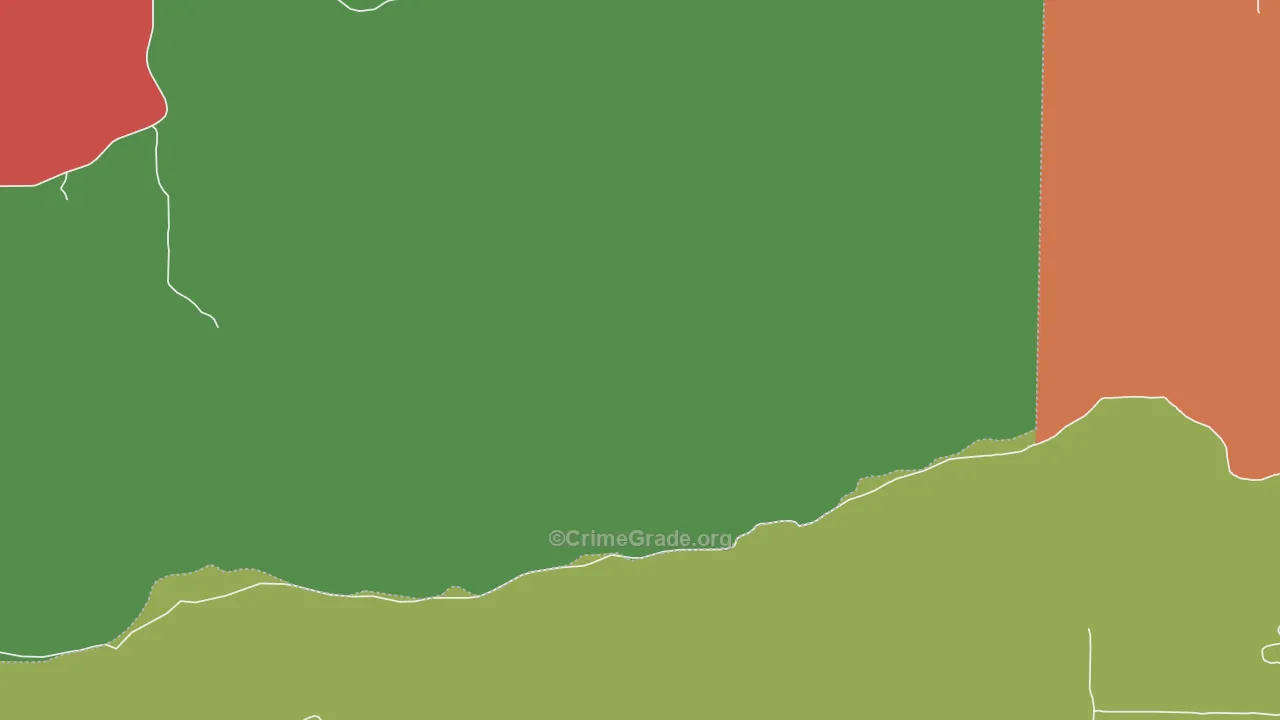 Oliver, AR Map of Theft Rates