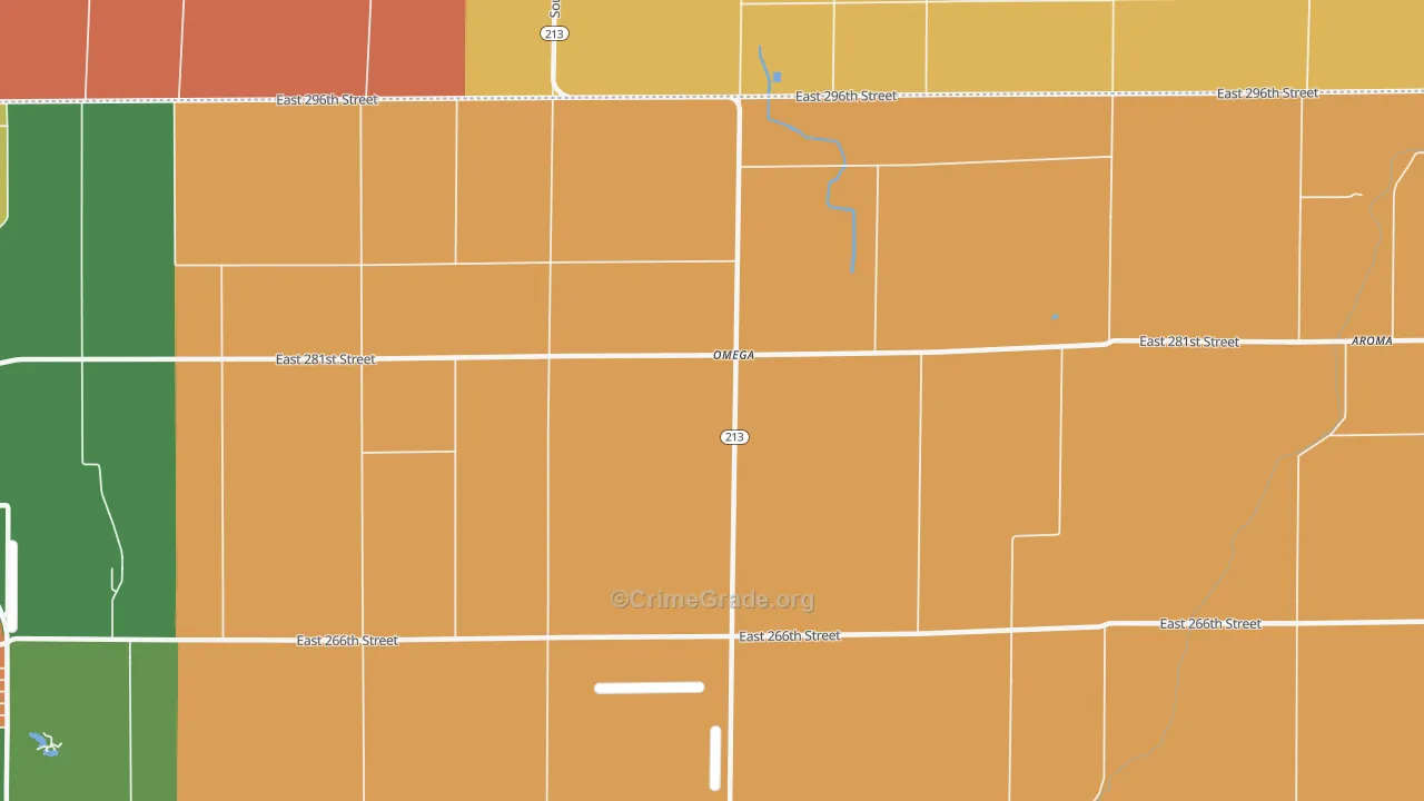 Omega, IN Map of Theft Rates