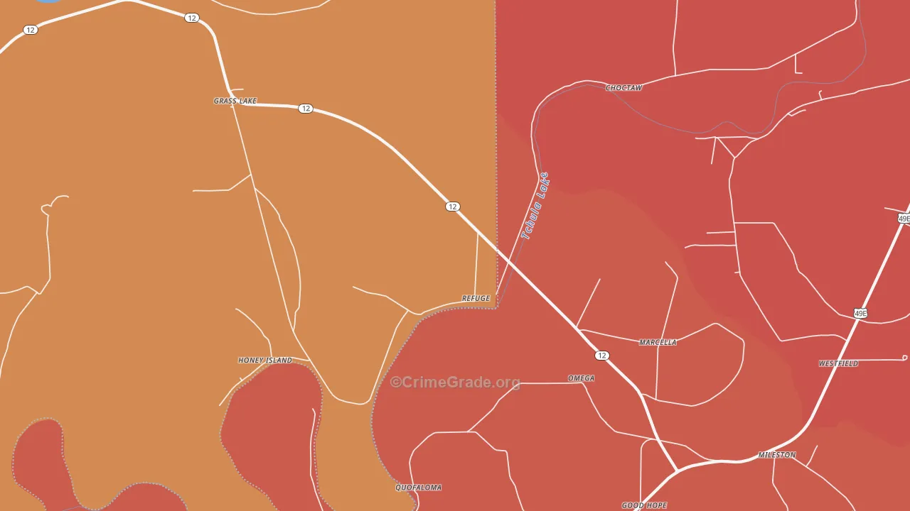 Omega, MS Map of Theft Rates