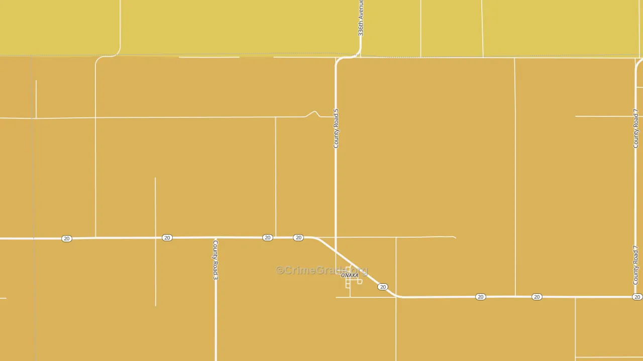 Onaka, SD Map of Theft Rates
