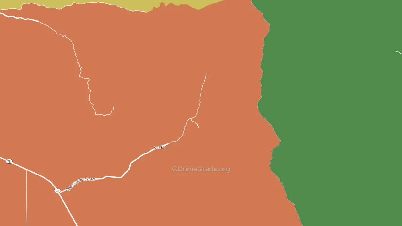 Ophir, UT Map of Theft Rates