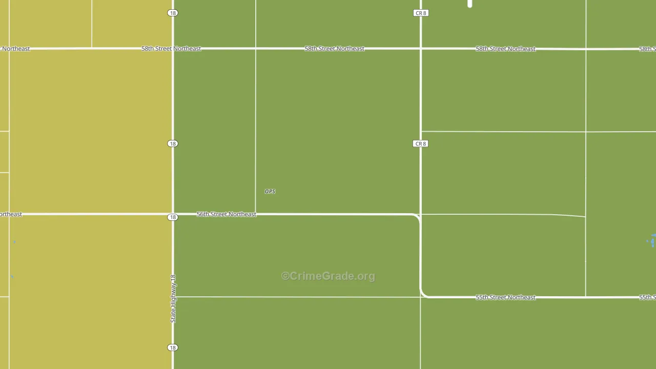 Ops, ND Map of Theft Rates