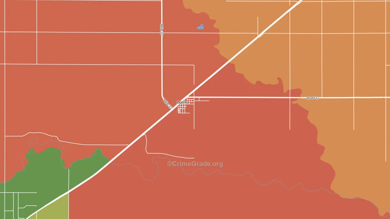 Optima, OK Map of Theft Rates
