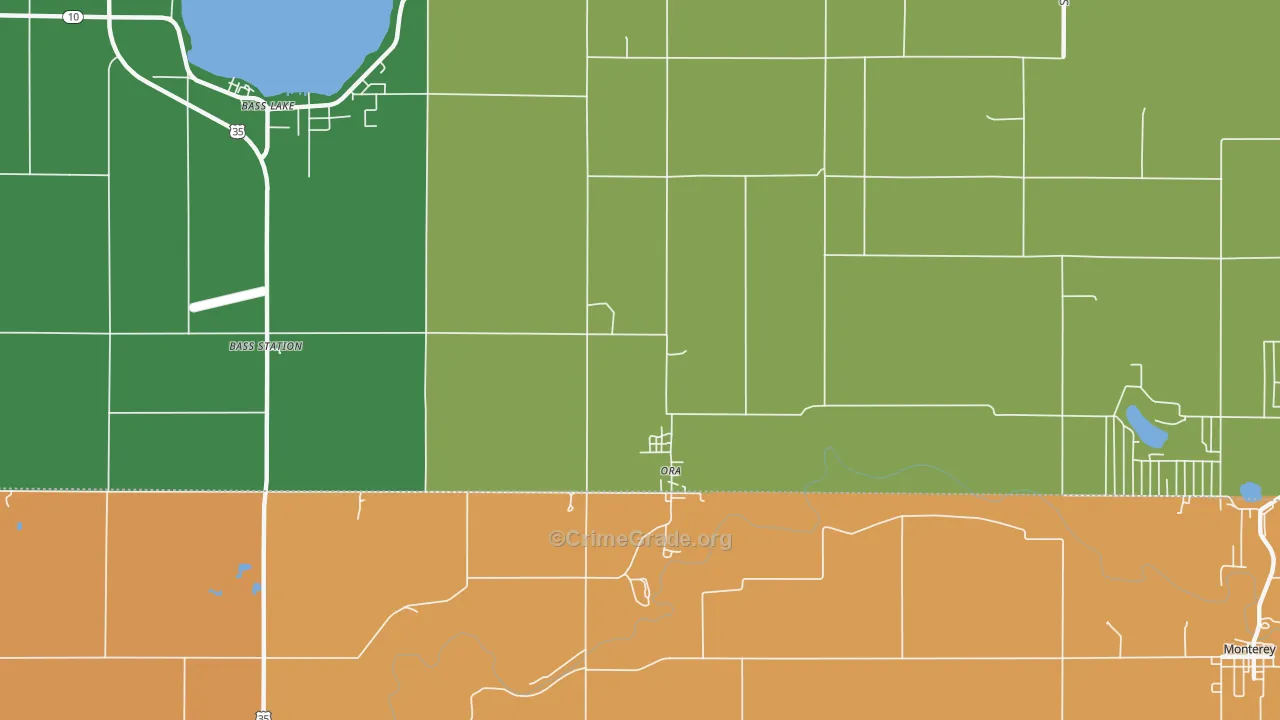 Ora, IN Map of Theft Rates