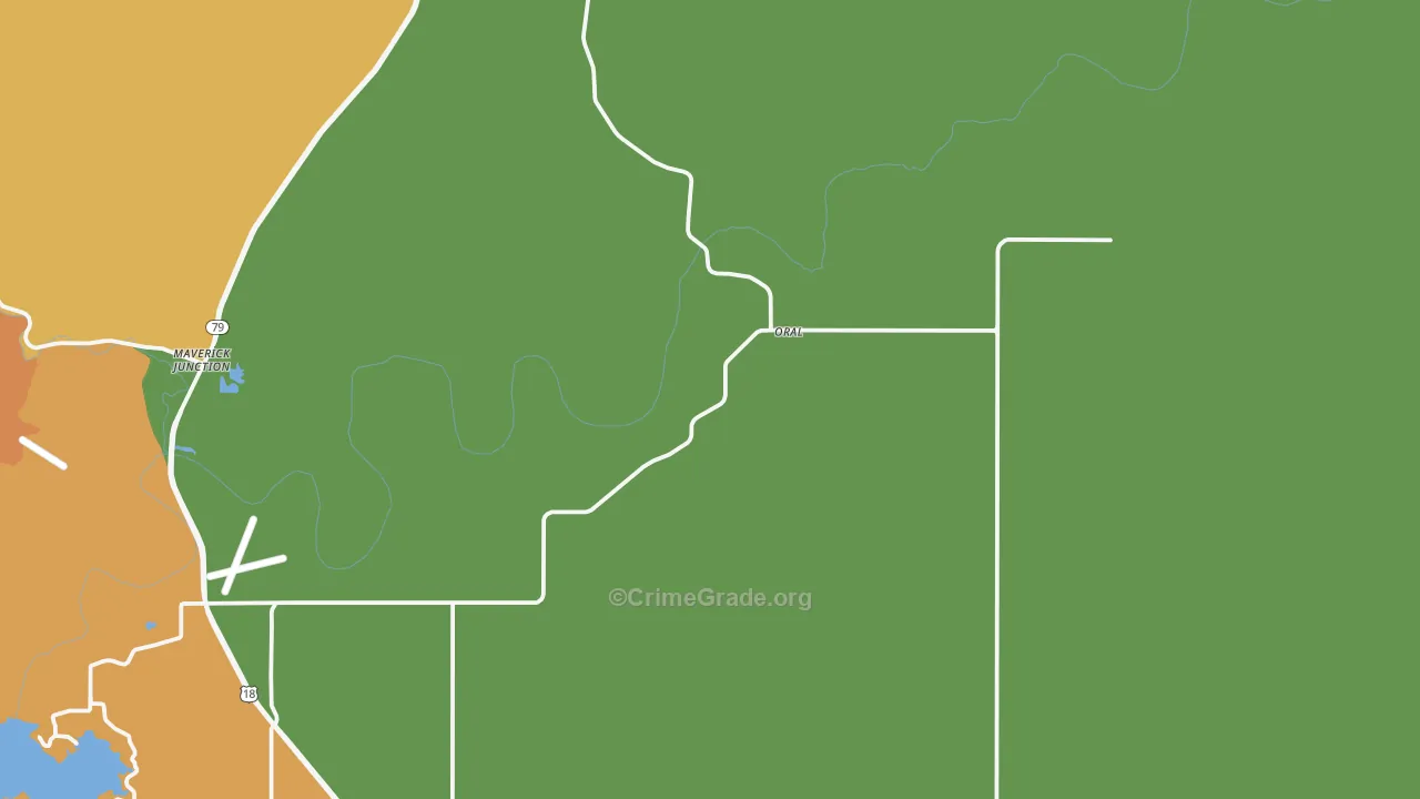 Oral, SD Map of Theft Rates