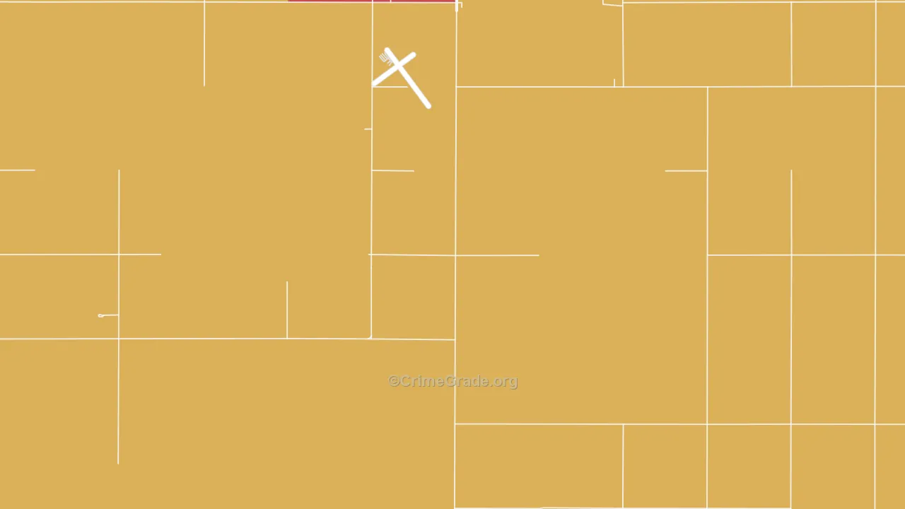 Owattonna, SD Map of Theft Rates