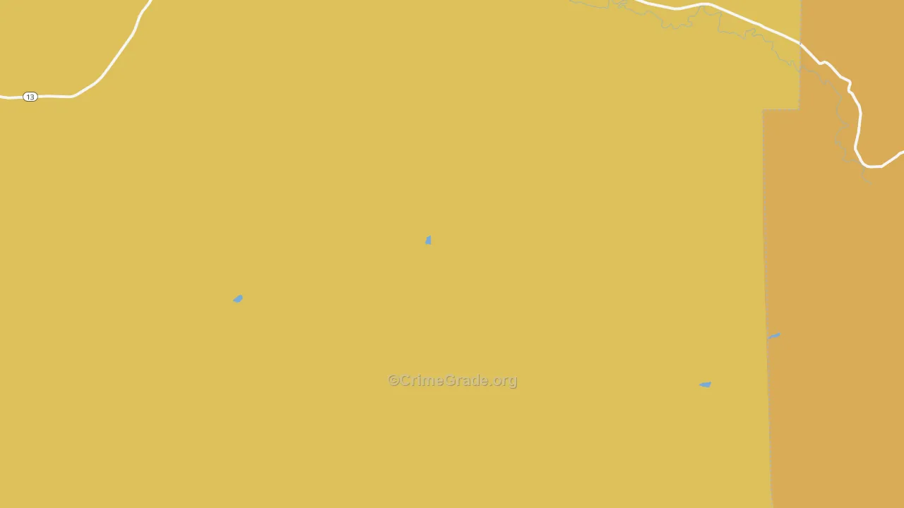 Pagoda, CO Map of Theft Rates