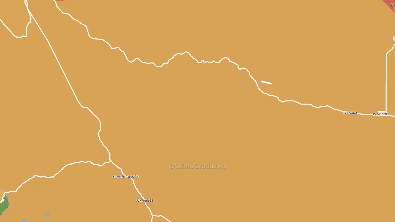 Paicines, CA Map of Theft Rates