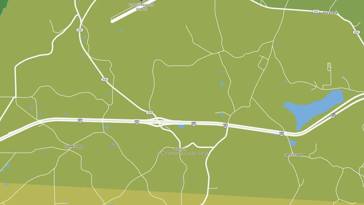 Pardus, PA Map of Theft Rates