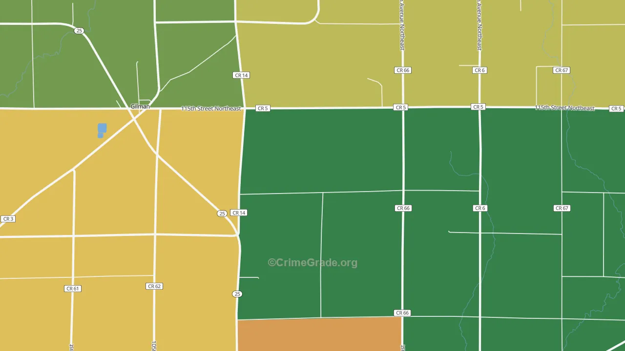 Parent, MN Map of Theft Rates