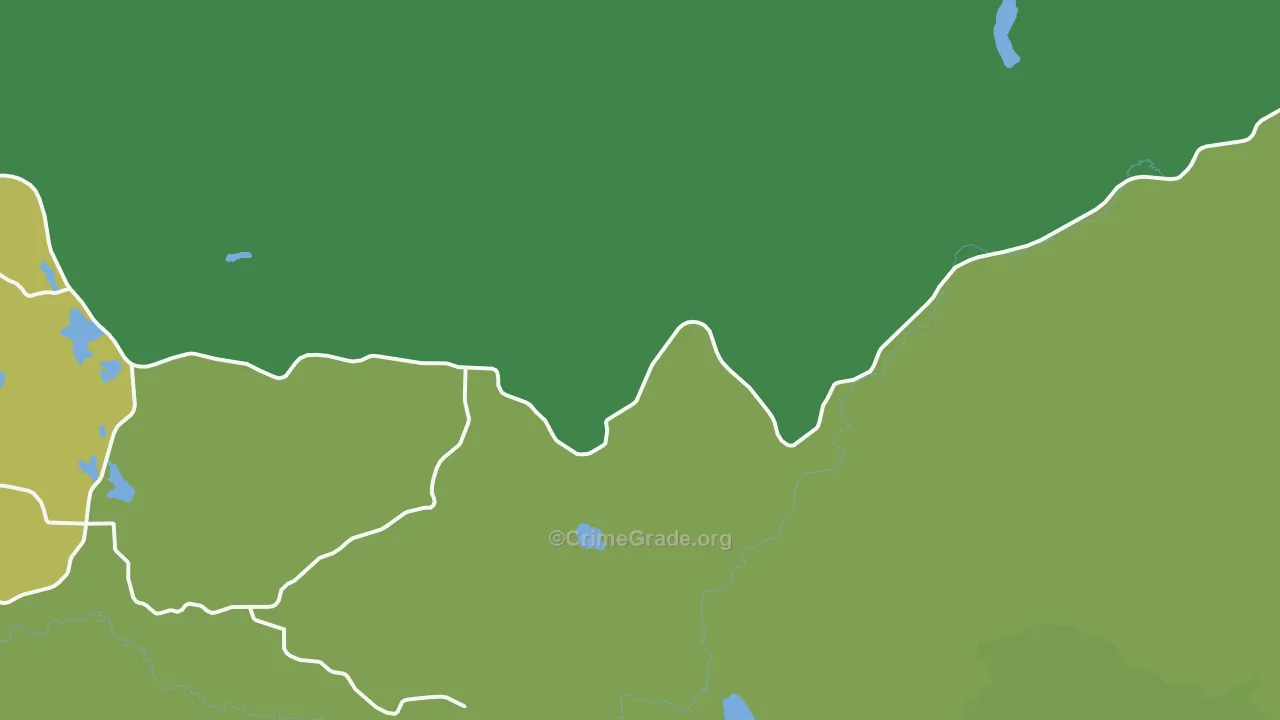 Park Rapids, WA Map of Theft Rates
