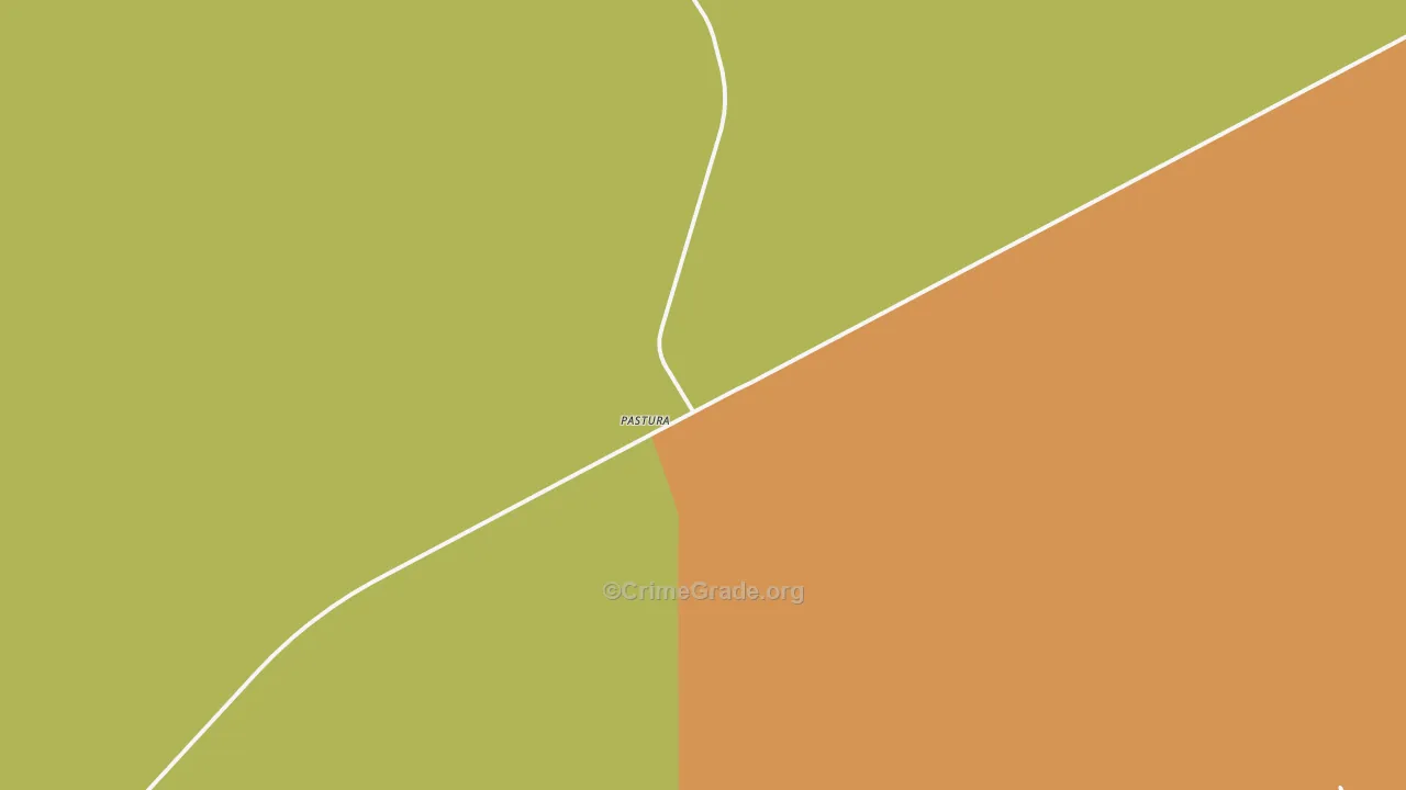 Pastura, NM Map of Theft Rates