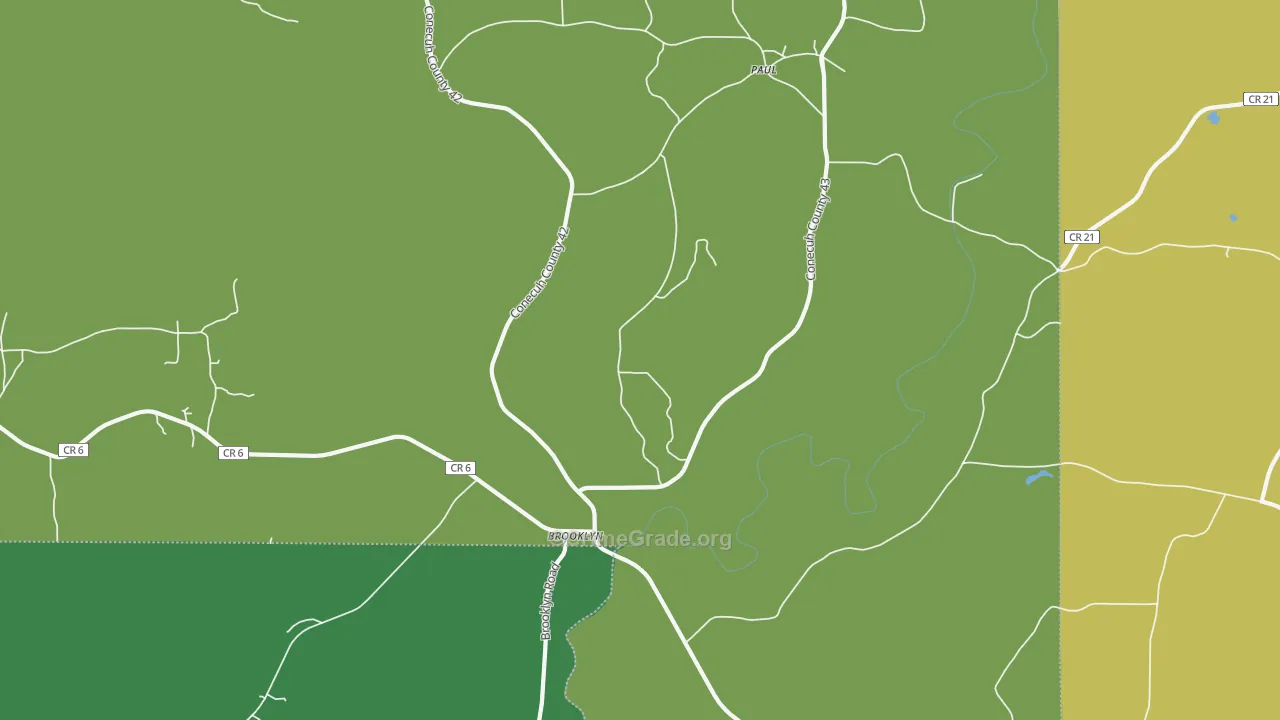 Paul, AL Map of Theft Rates