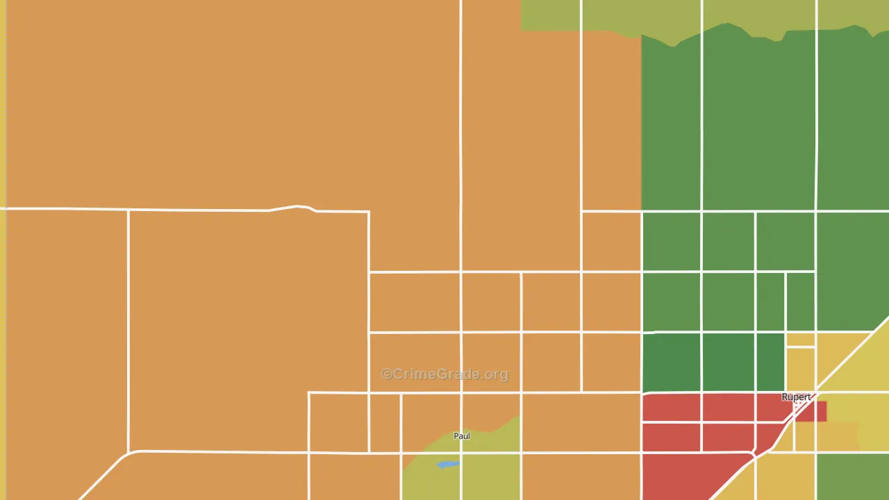 Paul, ID Map of Theft Rates