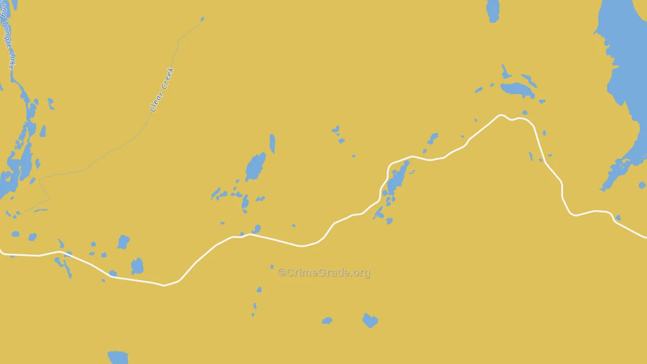 Paxson, AK Map of Theft Rates