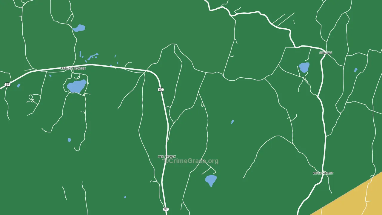Peabrook, NY Map of Theft Rates