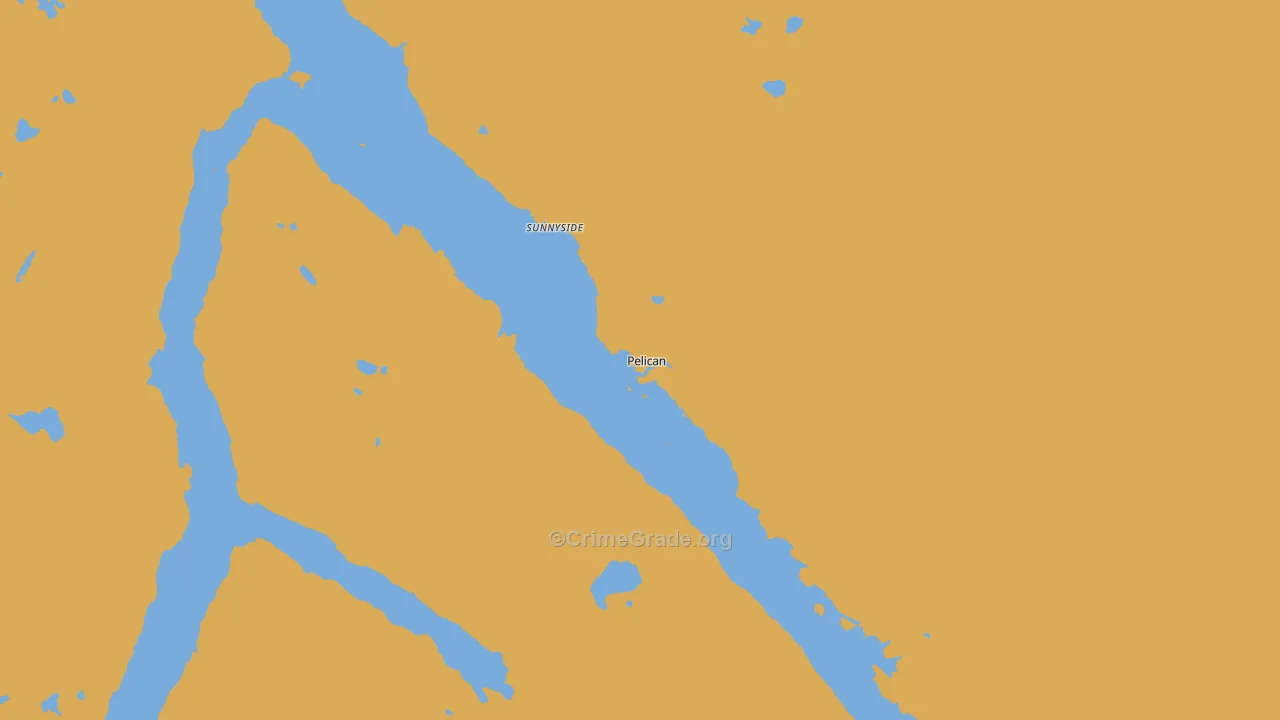 Pelican, AK Map of Theft Rates