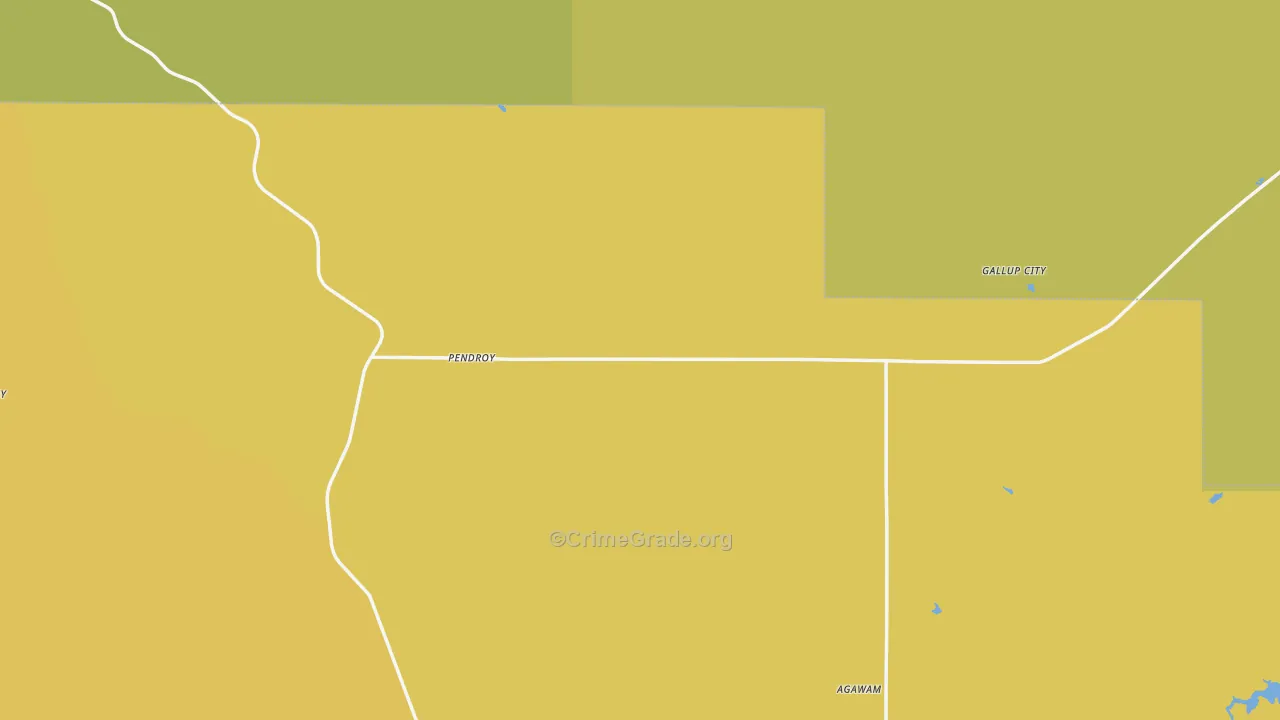 Pendroy, MT Map of Theft Rates