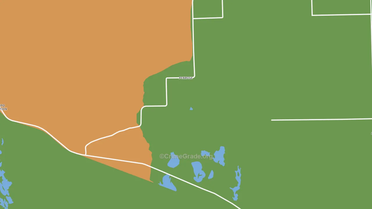 Penrose, UT Map of Theft Rates