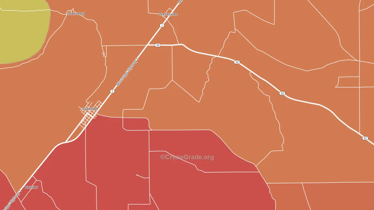 Perthshire, MS Map of Theft Rates
