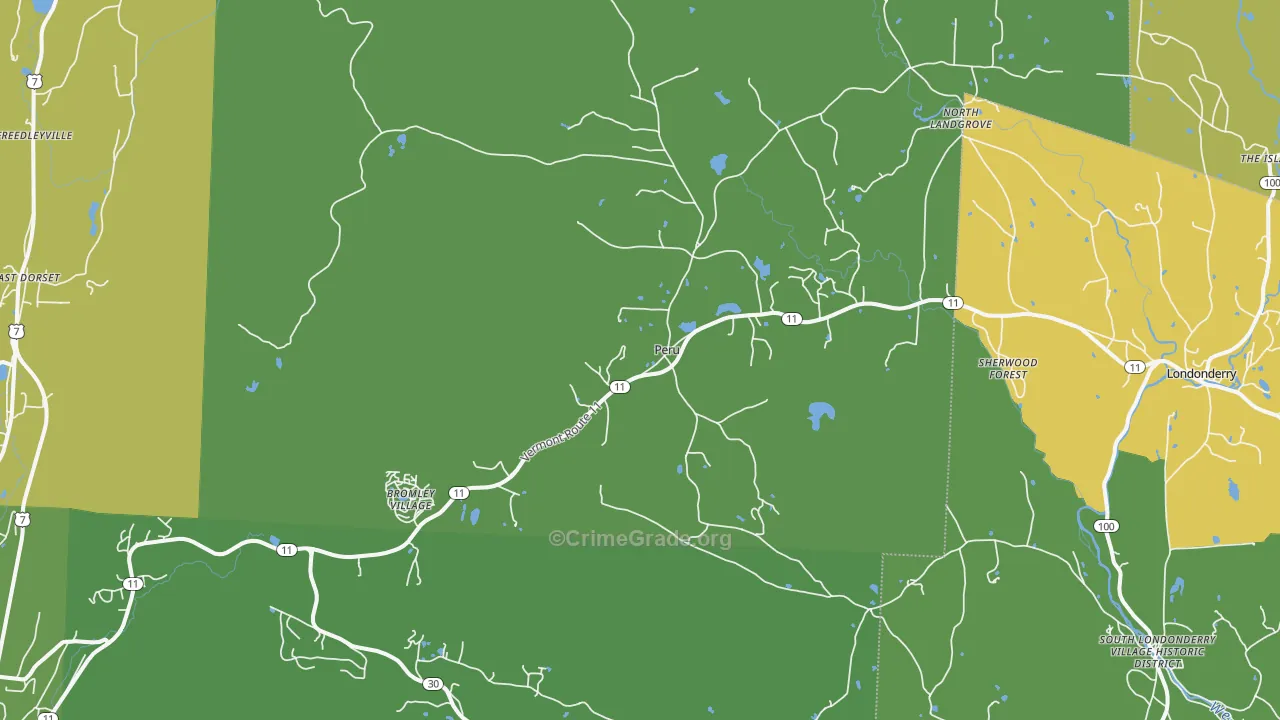 Peru, VT Map of Theft Rates