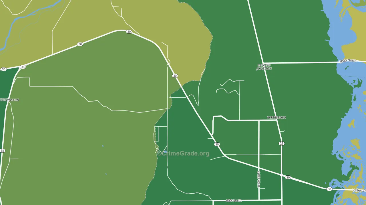 Peter, UT Map of Theft Rates