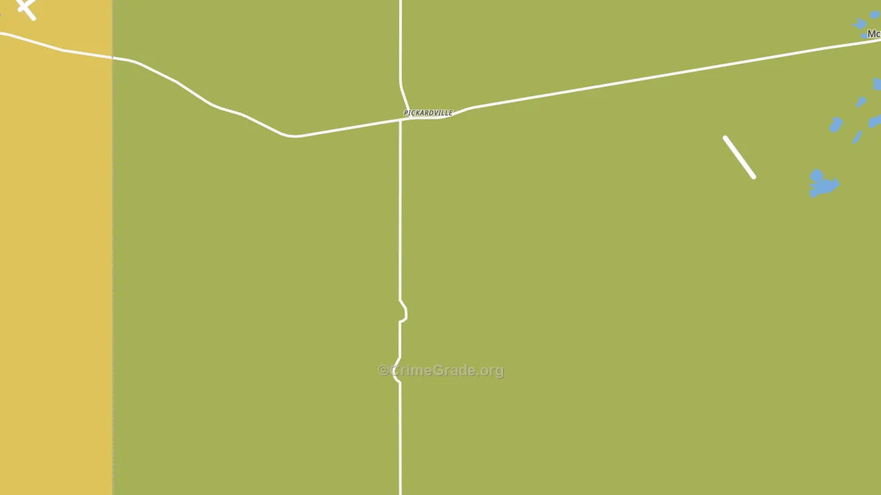 Pickardville, ND Map of Theft Rates