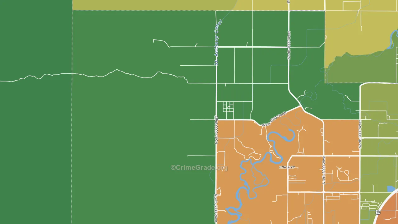 Plano, ID Map of Theft Rates