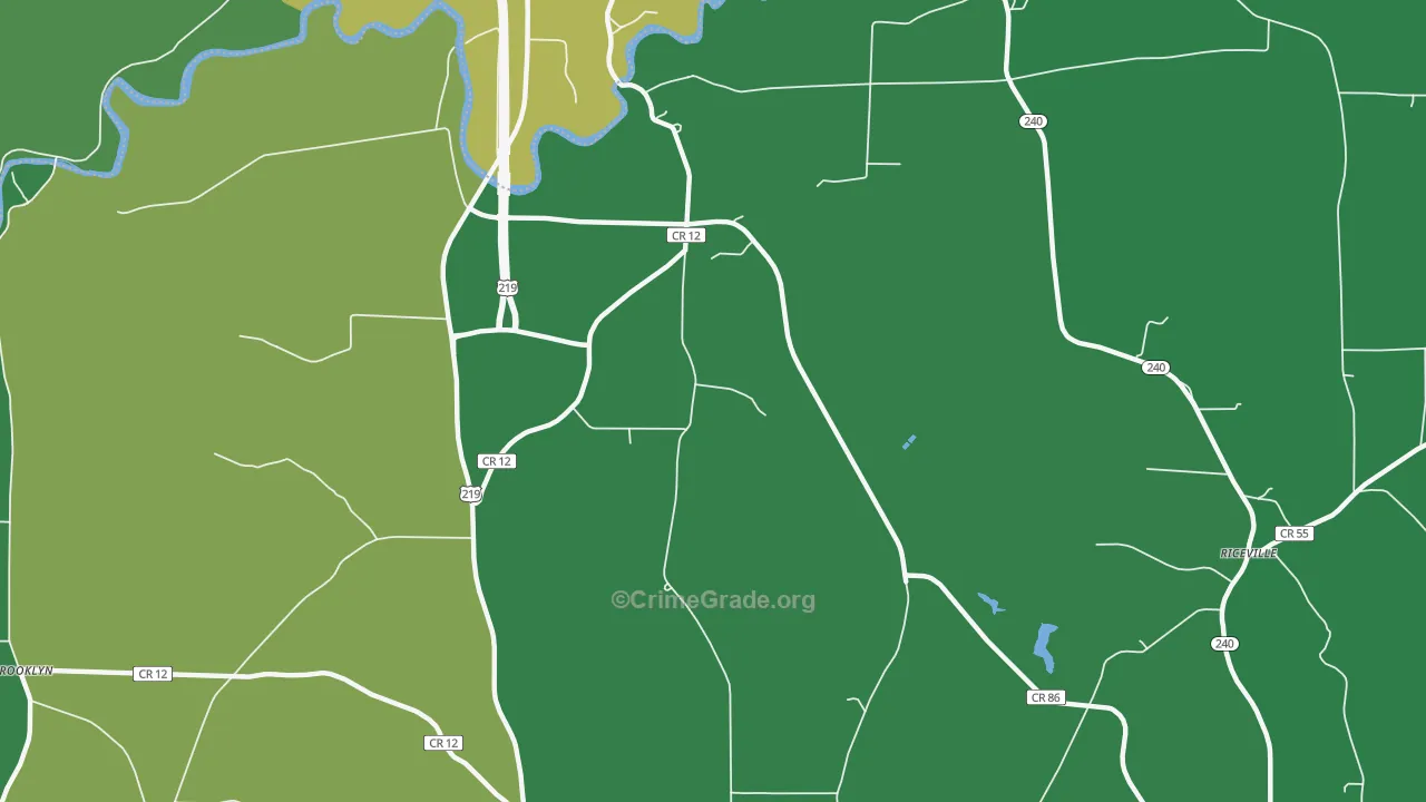 Plato, NY Map of Theft Rates