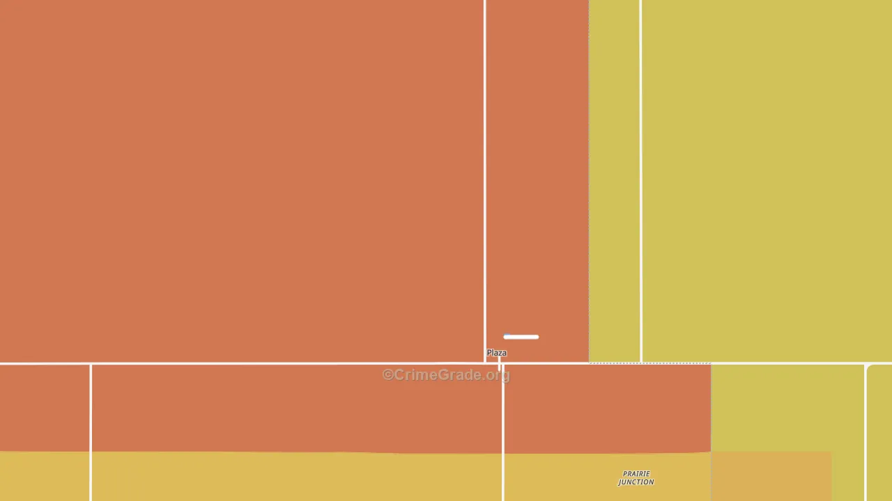 Plaza, ND Map of Theft Rates