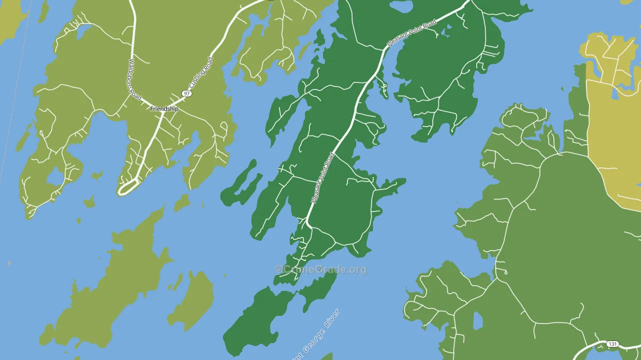 Pleasant Point, ME Map of Theft Rates