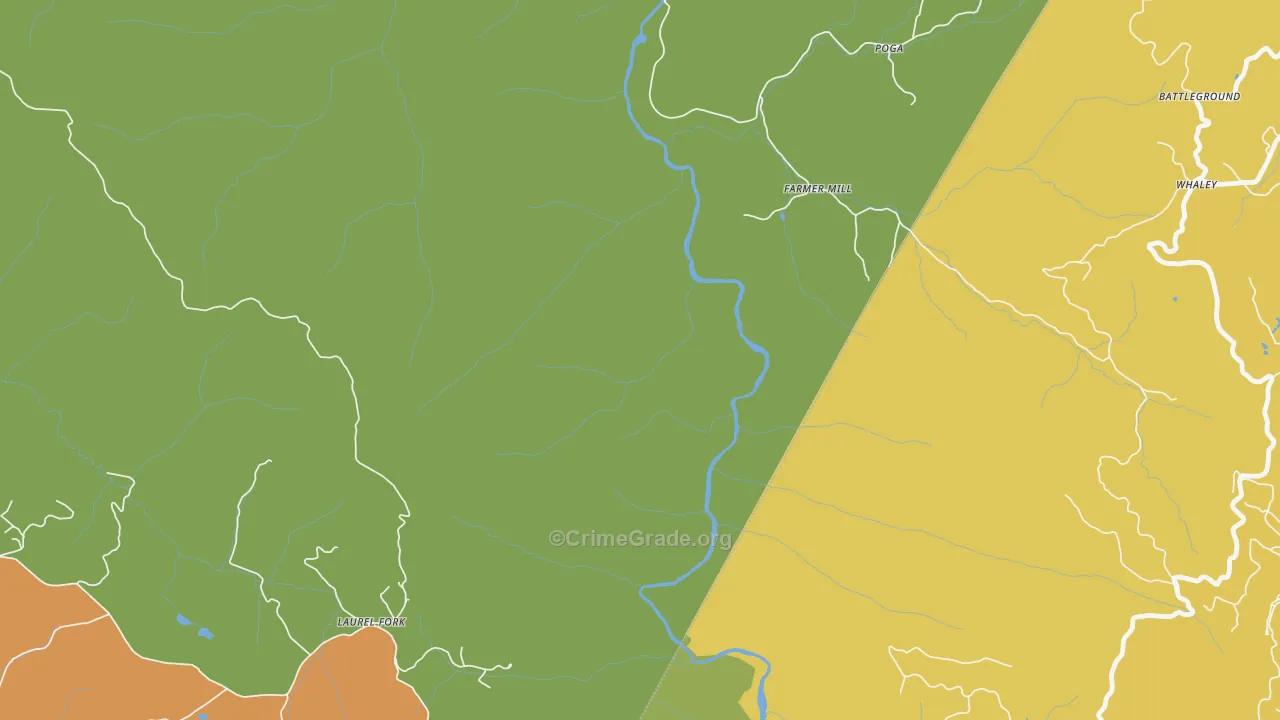 Poga, TN Map of Theft Rates