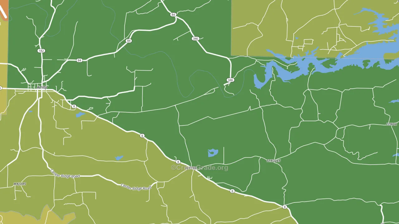 Point Cedar, AR Map of Theft Rates