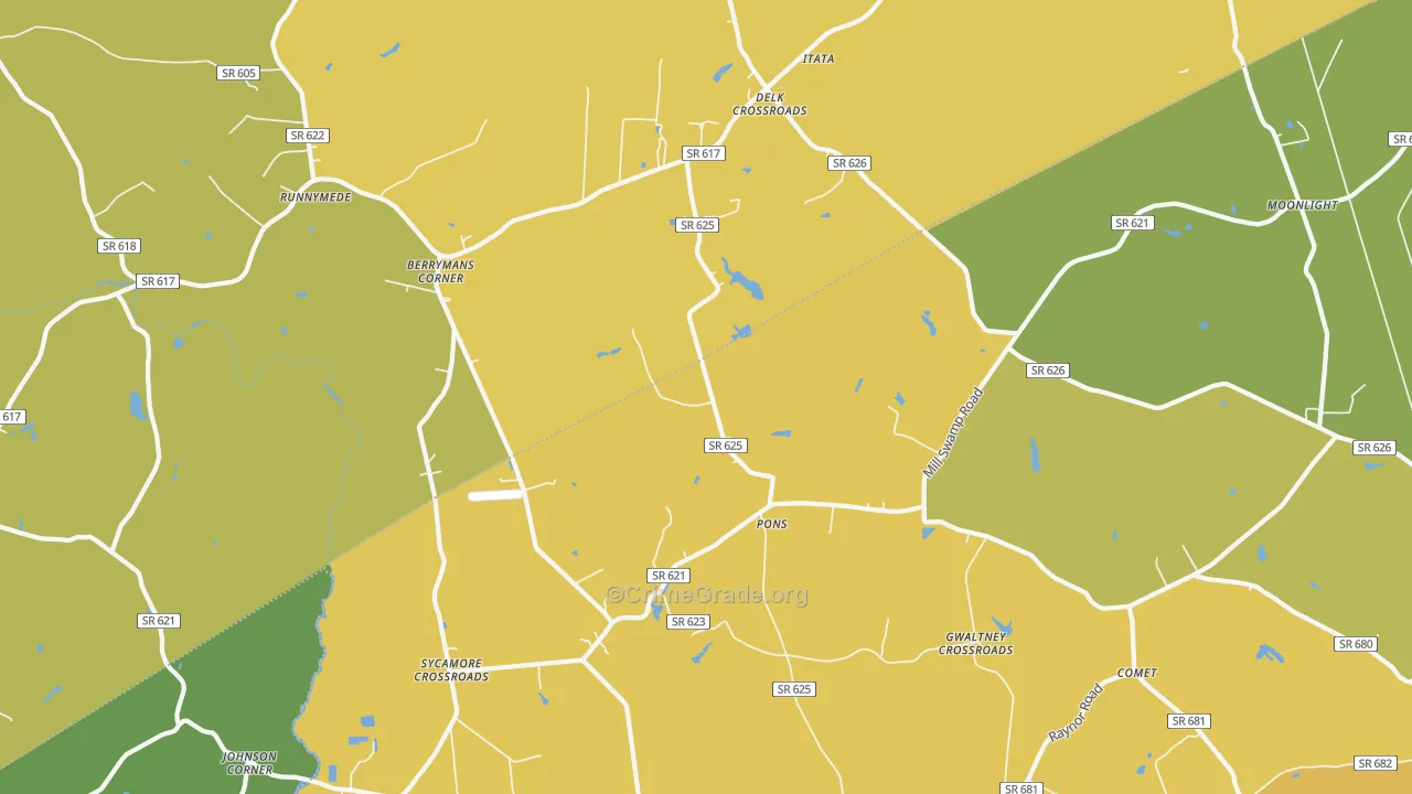 Pons, VA Map of Theft Rates