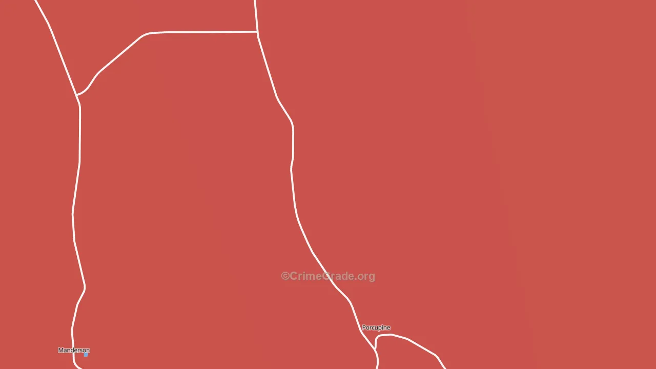 Porcupine, SD Map of Theft Rates