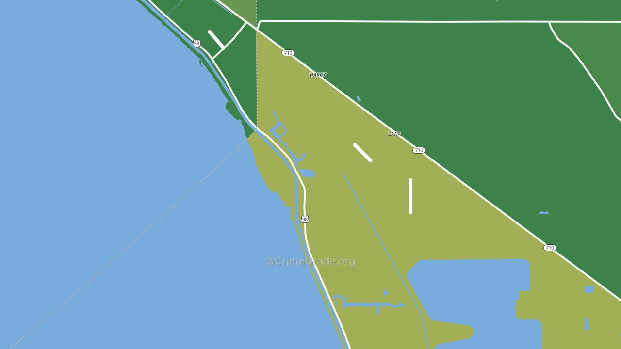 Port Mayaca, FL Map of Theft Rates