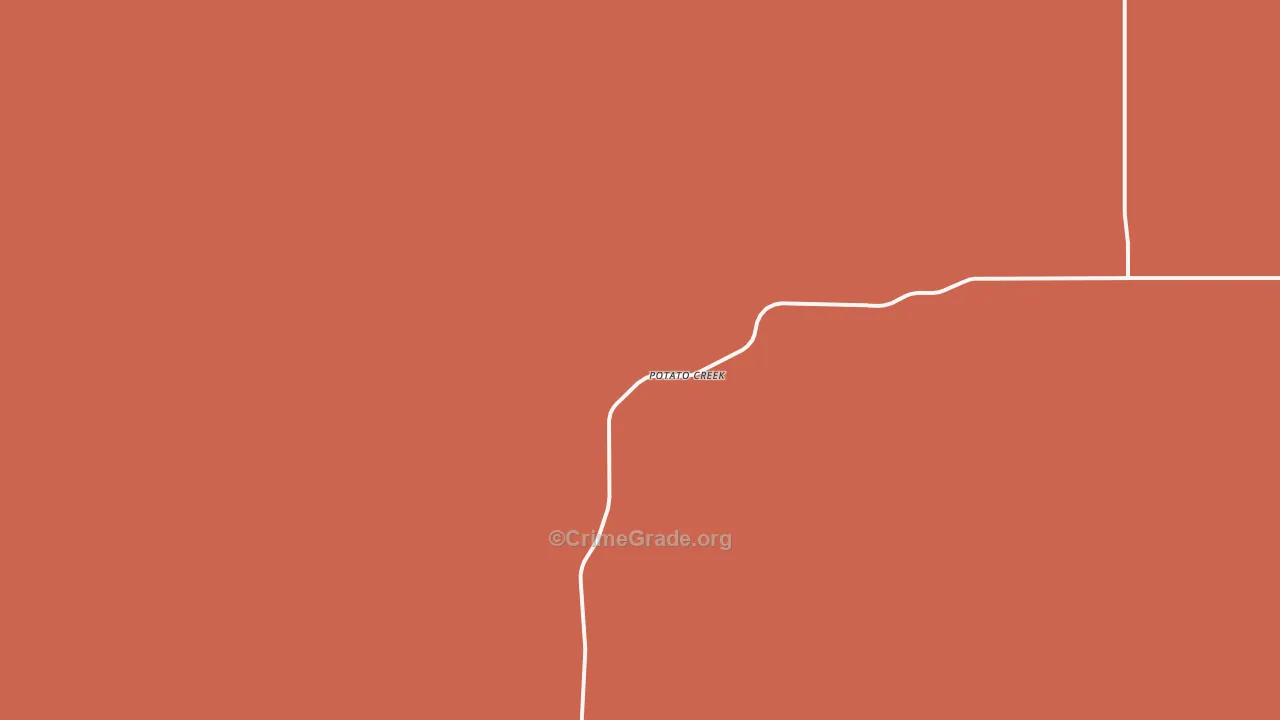 Potato Creek, SD Map of Theft Rates