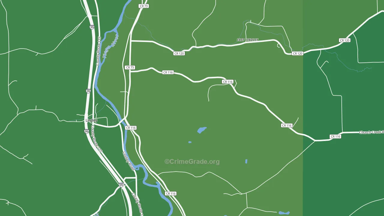 Presho, NY Map of Theft Rates
