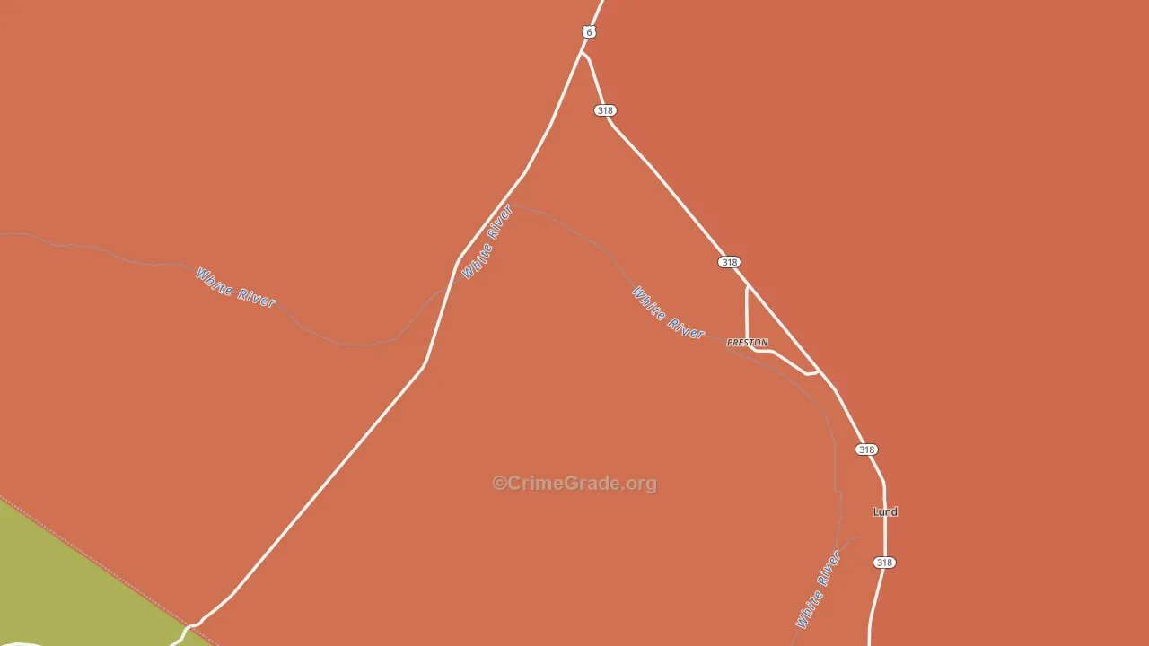 Preston, NV Map of Theft Rates