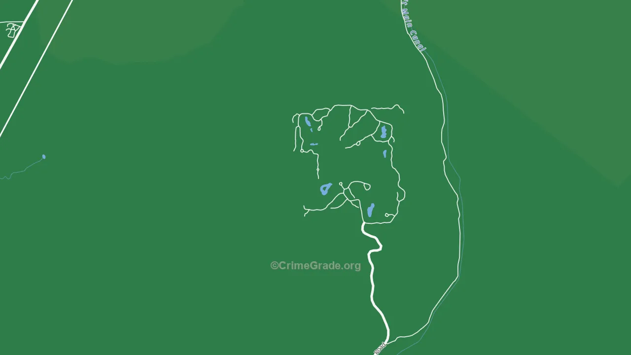 Pronghorn, OR Map of Theft Rates