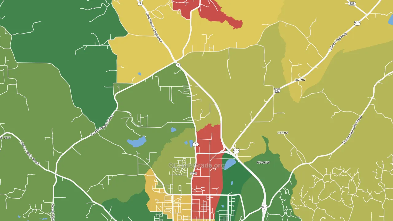 Quinn, AR Map of Theft Rates