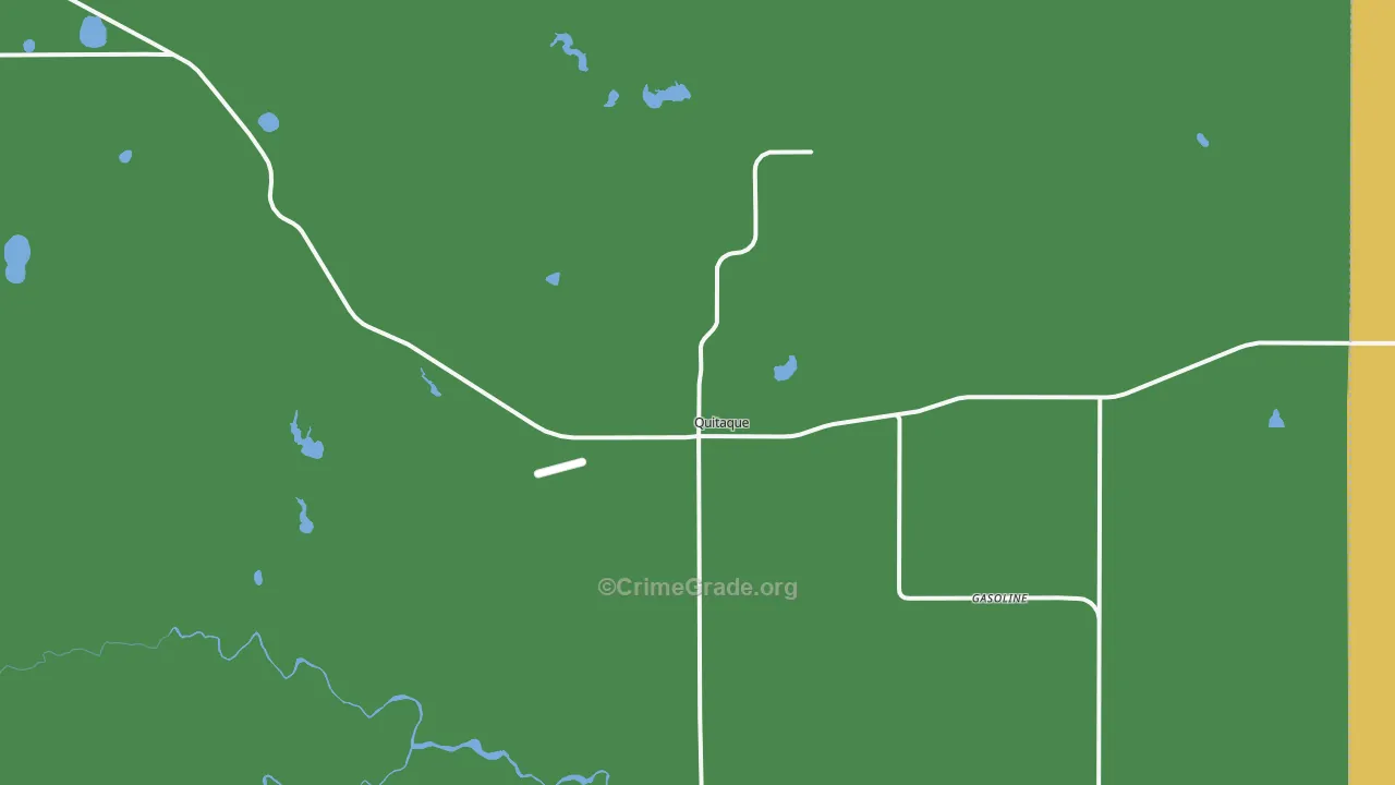 Quitaque, TX Map of Theft Rates